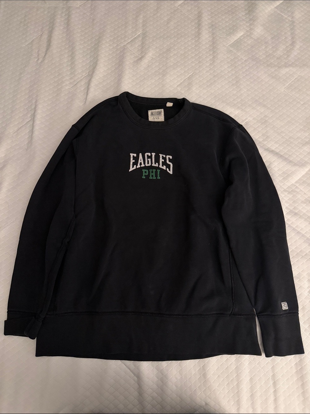 Abercrombie & Fitch Black Crewneck Philadelphia eagles